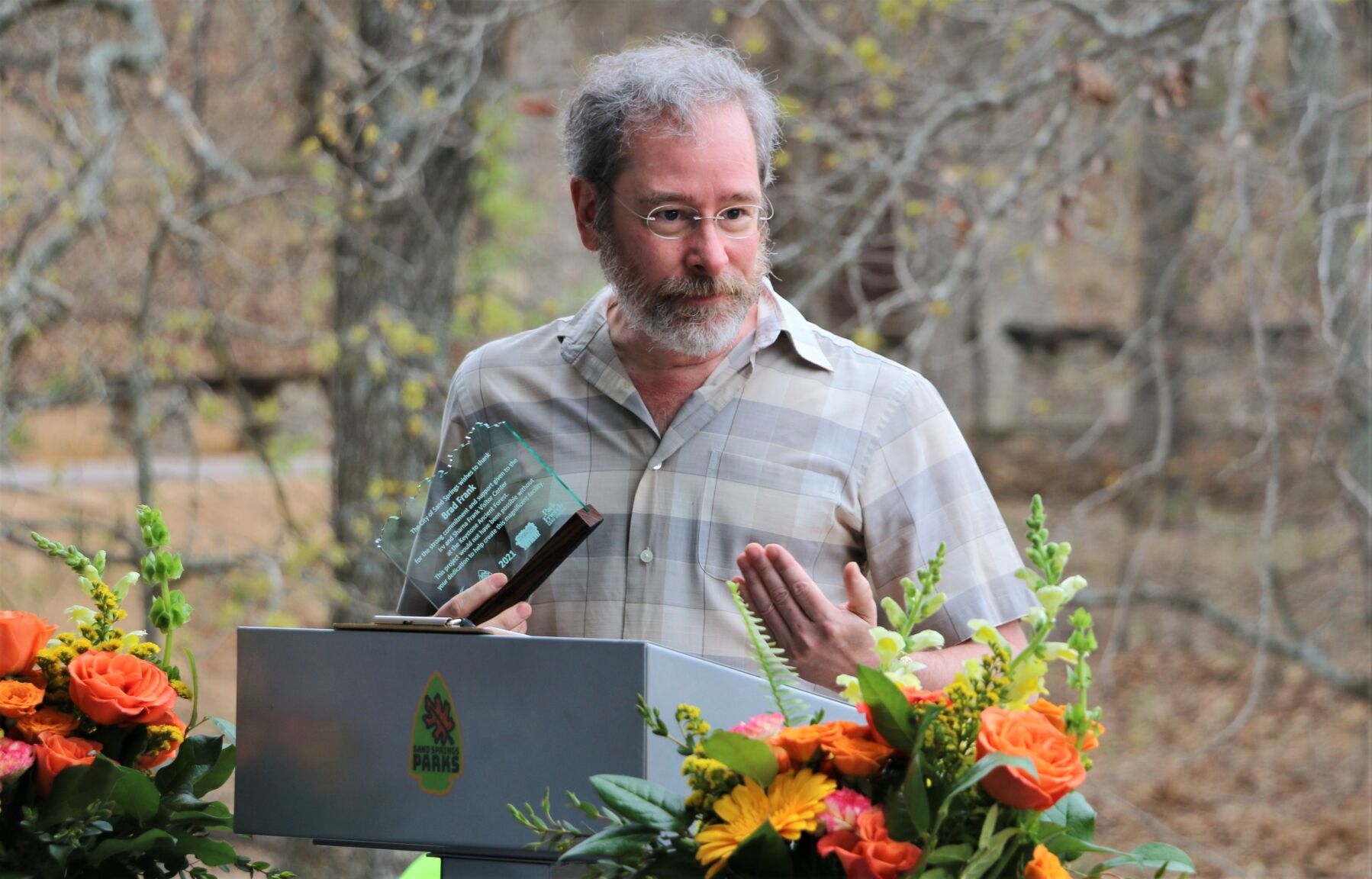 Keystone Ancient Forest visitor center dedication
